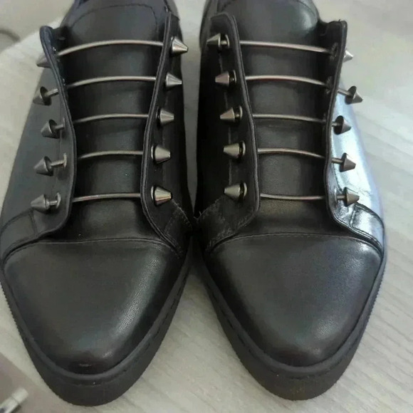 MI-MAI Paris black leather sneakers - Picture 8 of 10